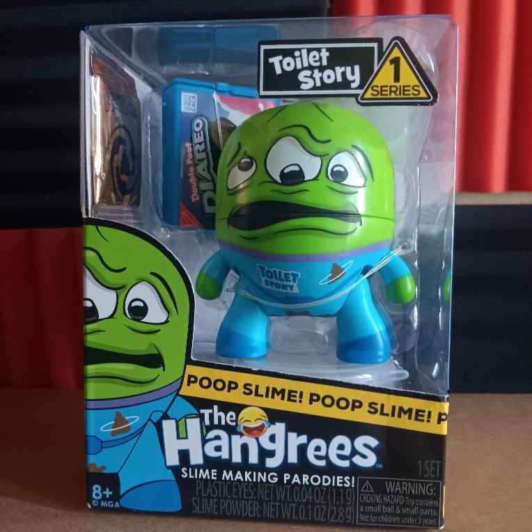 The Hangrees Toilet Story 1シリーズ The Hangrees Toilet Story Alien Toy Story Parody Figure