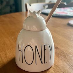Rae Dunn Ceramic Honey Pot