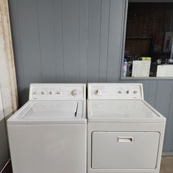 SET WASHER AND DRYER KENMORE GOOD CONDITION BOTH ELECTRIC LARGE CAPACITY HEAVY DUTY DELIVERY AVAILABLE 