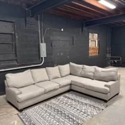 Gray Living Spaces Sectional