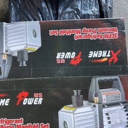Refridgerant Vacuum Pump Set 