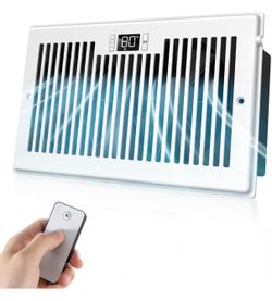 AirBlow T6 6”x10” Smart Register Booster Fan – White – Brand New
