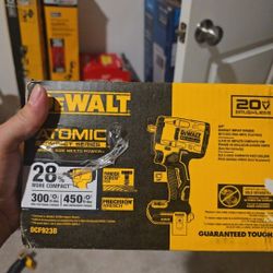 🔥$120 FIRM PRICE🔥 Dewalt ATOMIC 20V MAX Cordless Brushless 3/8 in.Variable Speed Impact Wrench (Tool only)
(NO BATTERY, NO CHARGER)