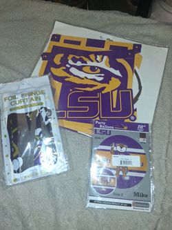 LSU TIGER Decorations NEW