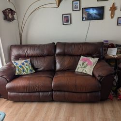 Leather Couch 