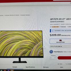 HP monitor