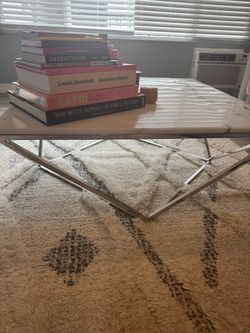Z Gallerie Genuine Marble Coffee Table