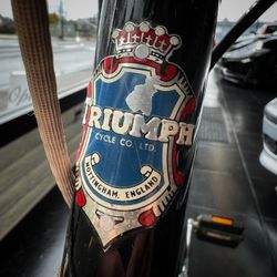 Vintage Triumph Cycle Co. bike at Motorsport Collective