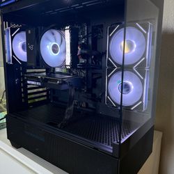 Black Gaming Pc Computer Desktop RTX 3060 Ti