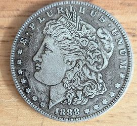 1888 Morgan Silver Dollar, Coin