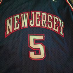 Vintage Nike New Jersey Nets Jason Kidd Jersey  Rare 4XL
