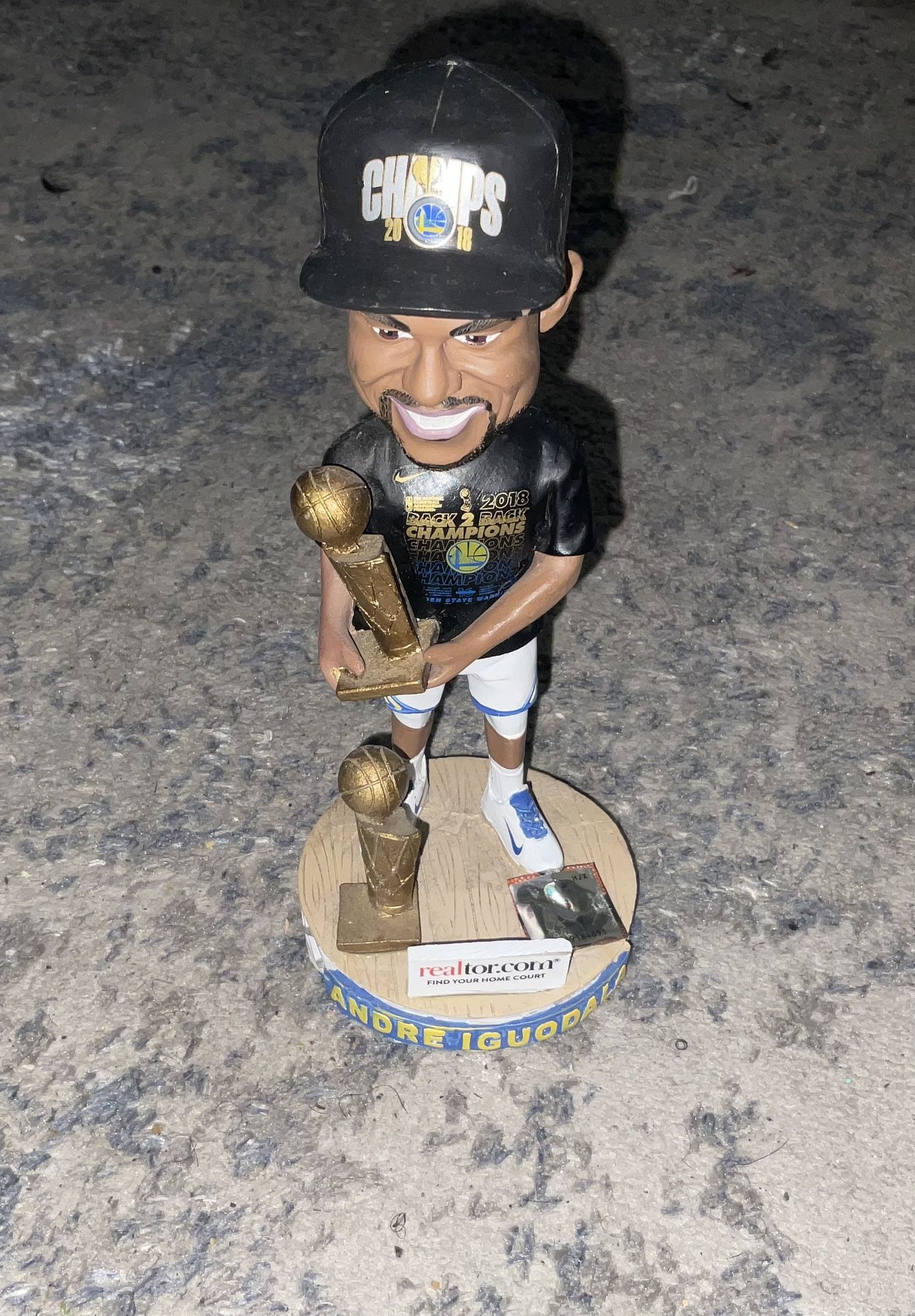 Rare Andre Iguodala Bobblehead Golden State Warriors 2018 NBA Champions Limited Edition