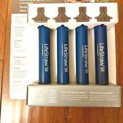 4 Lifestraw Water Filters