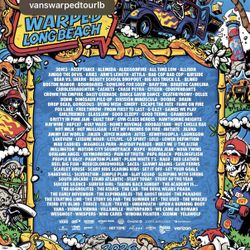Vans Warped Tour 2 Ga Wristbands 