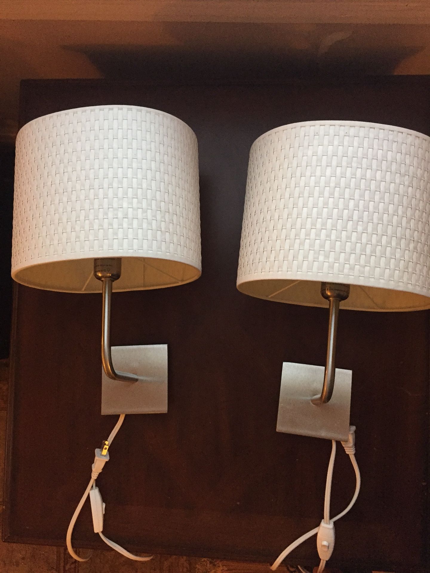 IKEA Aläng wall sconce lamps