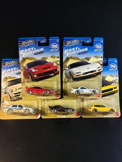 Hot Wheels Silver Series Fast & Furious Race Off Set