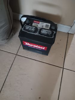 Car battery new only used a bit , 150$