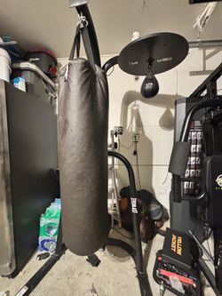 Heavy bag with stand