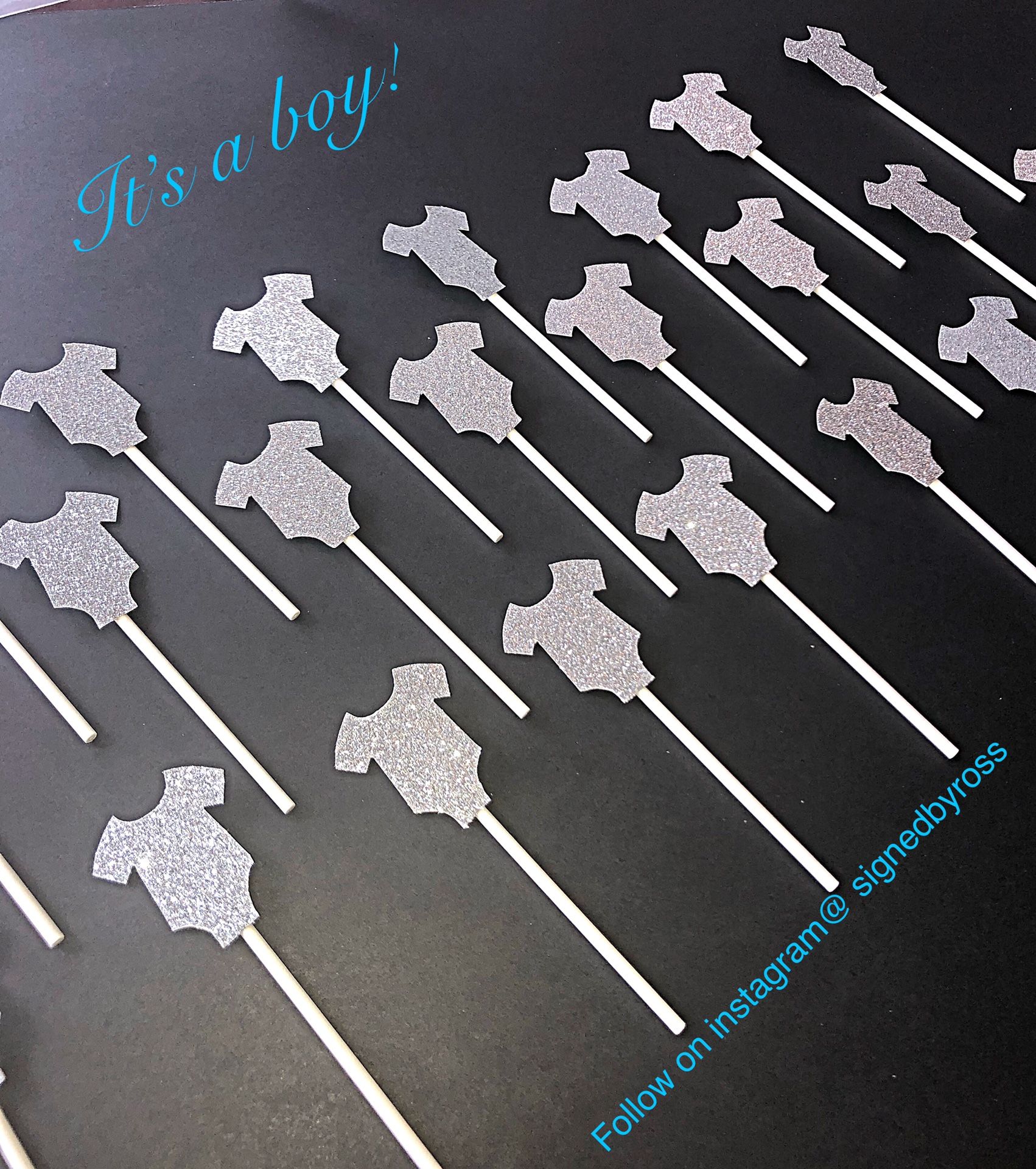 Custom toppers treats birthday party events baby shower