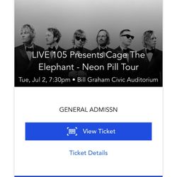 Cage The Elephant -SF July 2