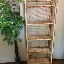 🪴🌱🪴🌱 Rattan Shelving Unit🪴🌱🪴🌱