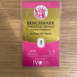 1/4 Grain 24k Gold