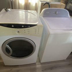 Washer and dryer