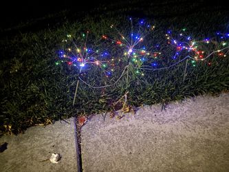 Multicolor LED Starburst Outdoor Stake Lights
