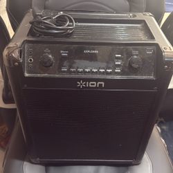 Used Ion Speaker Vary Loud Cord Included Bluetooth And Radio