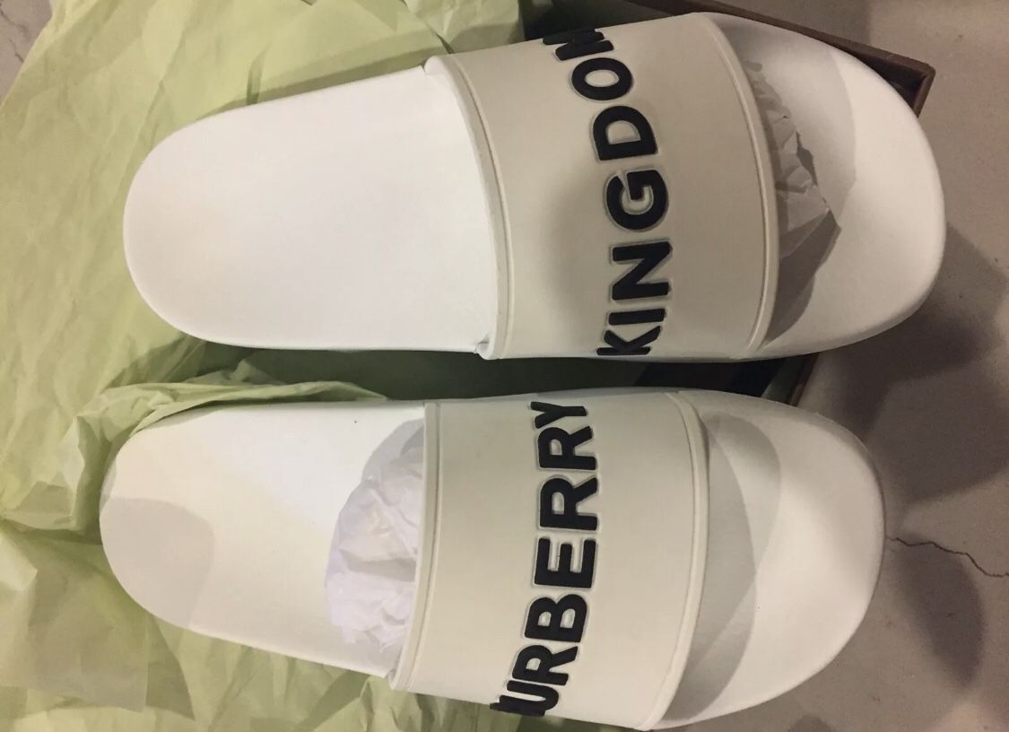 Burberry women slides (White)