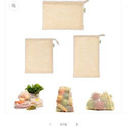 Cotton Bags With A String To Tighten 