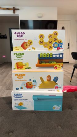 Plugo gamepads with Count, Letters, link iPad games
