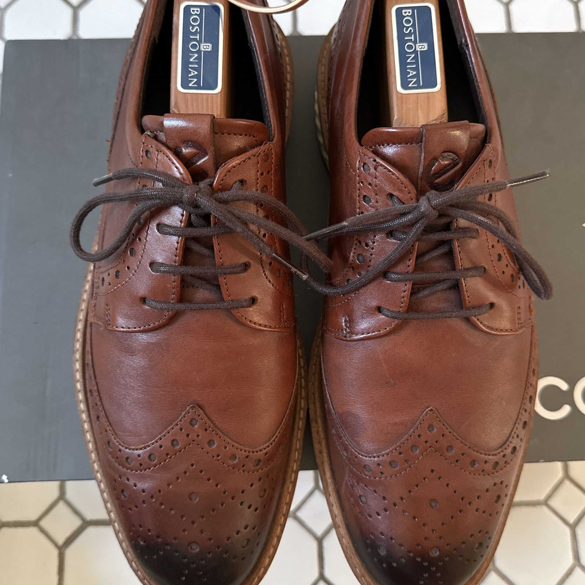 ECCO St. 1 Hybrid Men’s Leather Wingtip