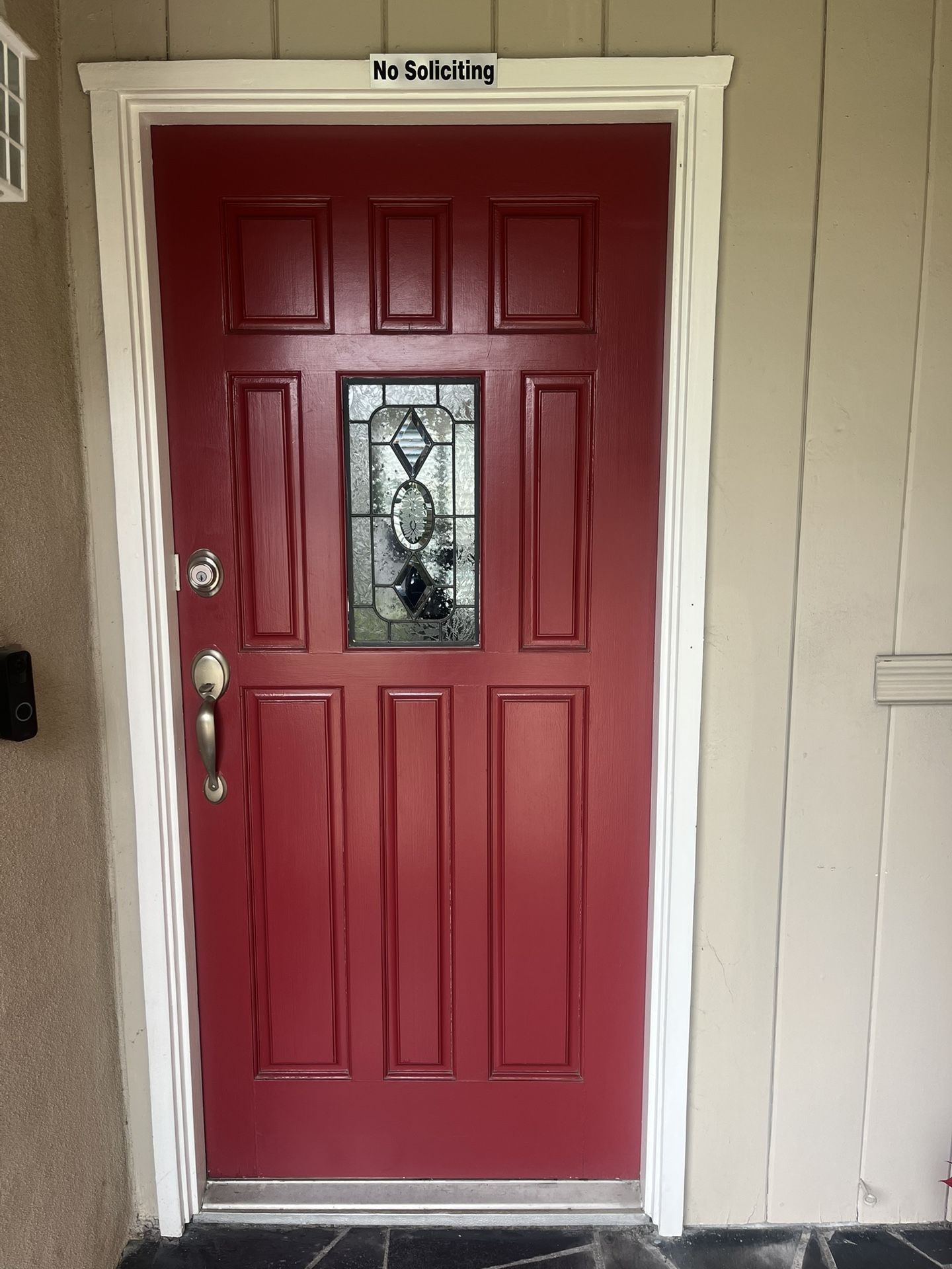 Red Exterior Front Door FREE