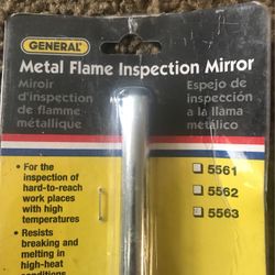 Metal Flame Inspection Mirror $10