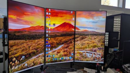 3 Samsung 55” QN95B Neo QLED 4K Smart TVs - With Original Stands