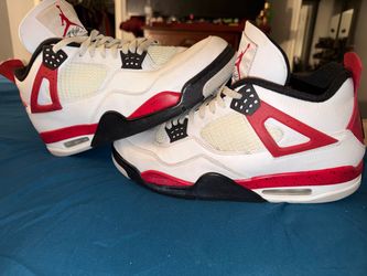 Air Jordan 4 Retro Red Cement Sneakers