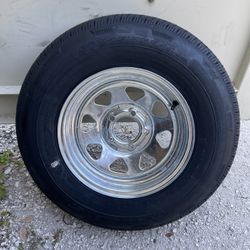 New 205-75-14inch  trailer tire With 5-lug galvanizedrims.$140/each