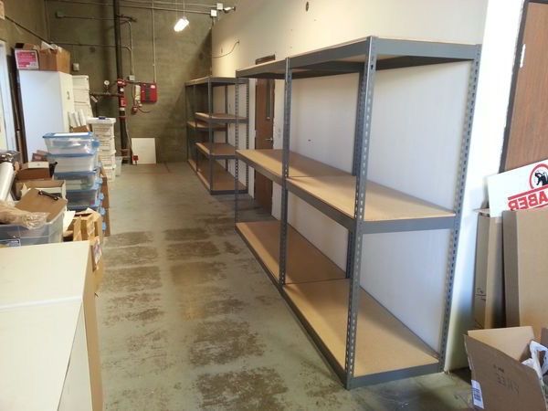 Storage Shelving 48 in W x 24 in D Industrial Boltless Steel Racks New Stronger Than Homedepot Lowes Costco Delivery Available 