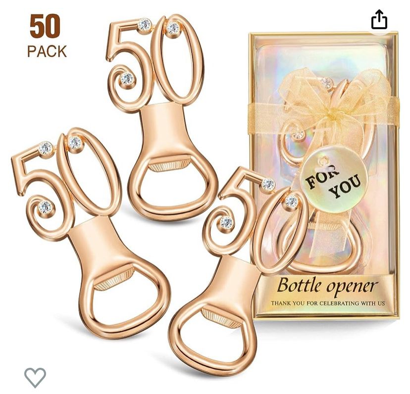 50th Bottle Opener  Party Favors