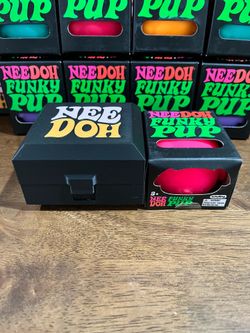 100% Authentic Needoh Funky Pup with Custom Dust Case Protector