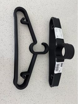 IKEA SPRUTTIG Hangers - 17 total, black