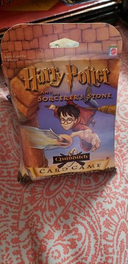 Harry Potter and the Sorcerer's Stone Quidditch Card Game 2000