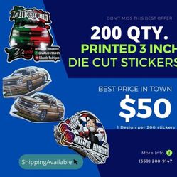 Die Cut Stickers 