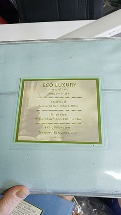 Bamboo sheets
