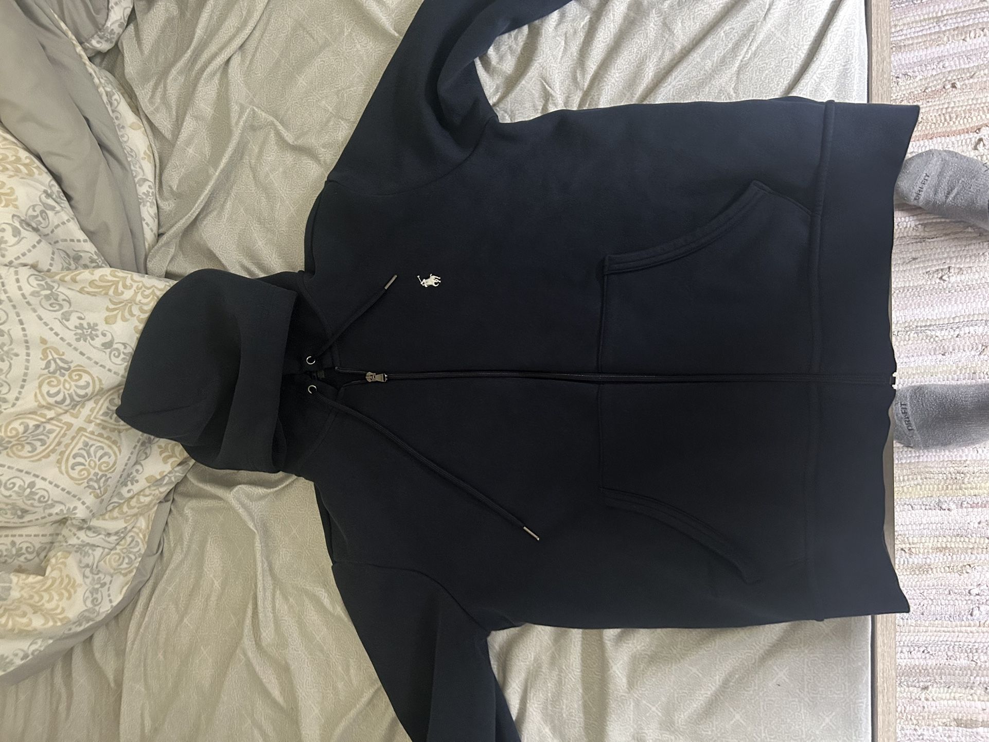 Navy blue polo sweatsuit
