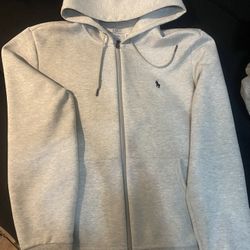 Polo ralph lauren zip up grey 