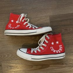 Converse Chuck Taylor All Star High  “Smiley Face” Woman’s Size 6