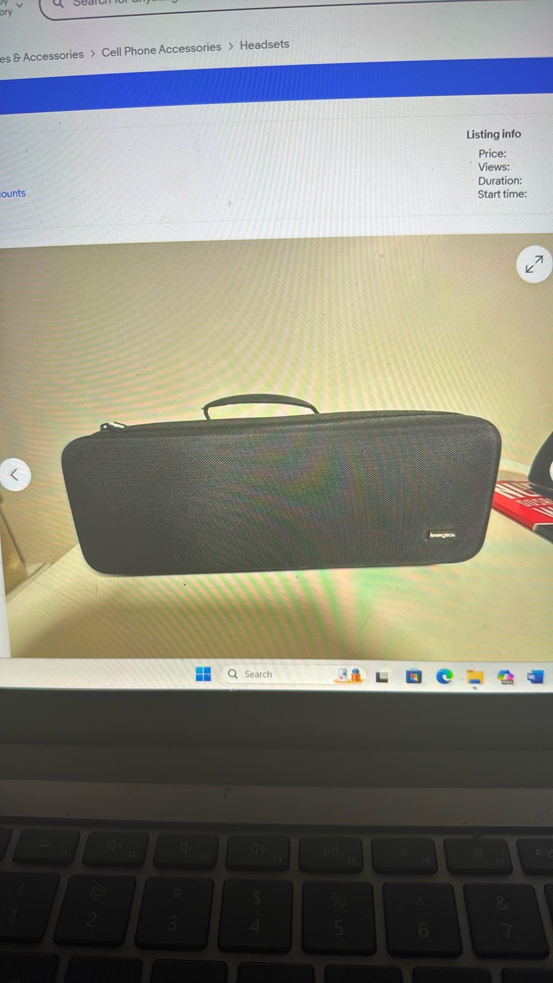 Knox Gear Travel Case For Sony Srs-Xb43 Witeless Bluetooth Speaker