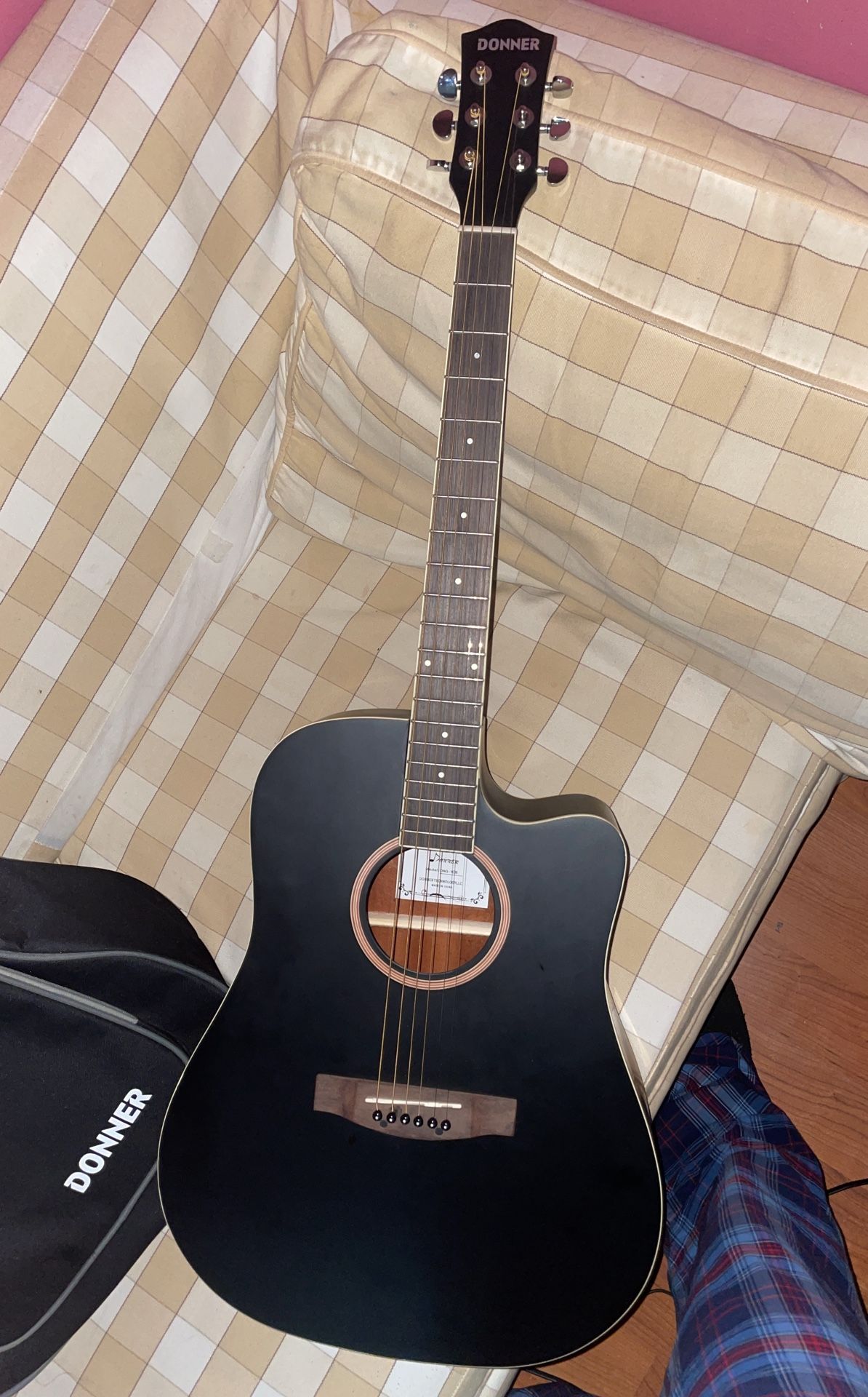 Donner Wooden Guitar for sale
